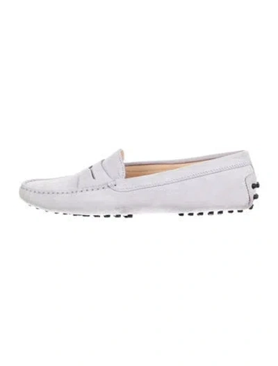 Pre-owned Tod's Suede Loafers In Multi
