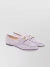 Tod's Suede Loafers With Gold-tone Hardware