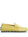 Tod's Gommino Suede Moccasins In Yellow