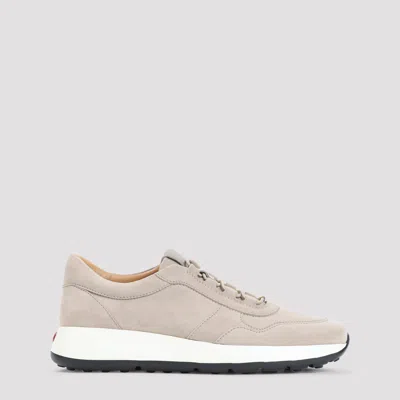 Tod's Tod`s Suede Low-top Sneakers In Nude & Neutrals