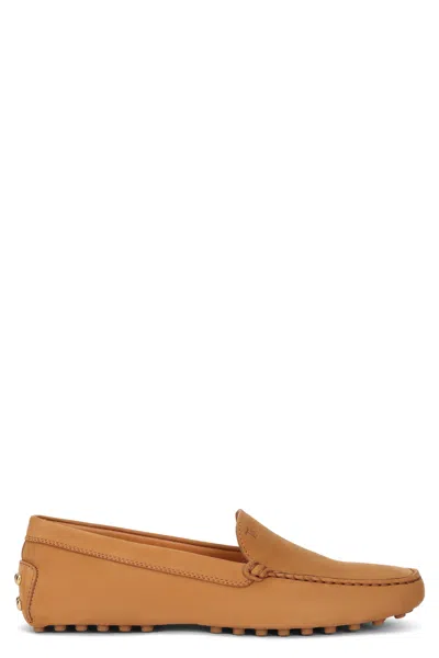 Tod's Suede Moccasins In Brown