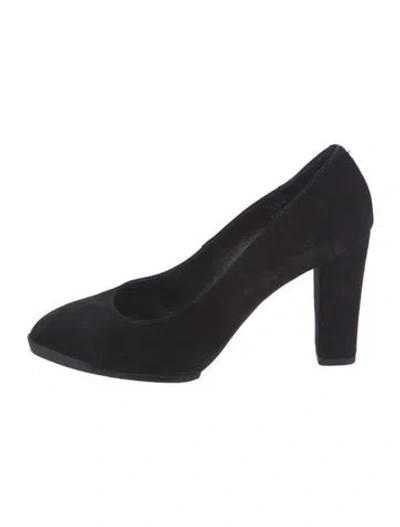 Pre-owned Tod's Suede Pumps In Black