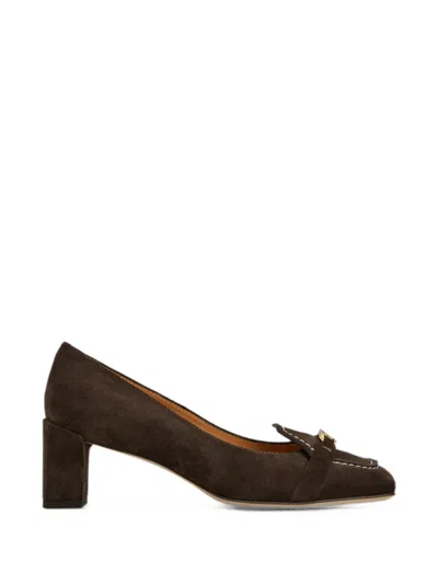 Tod's Suede Pumps In Brown