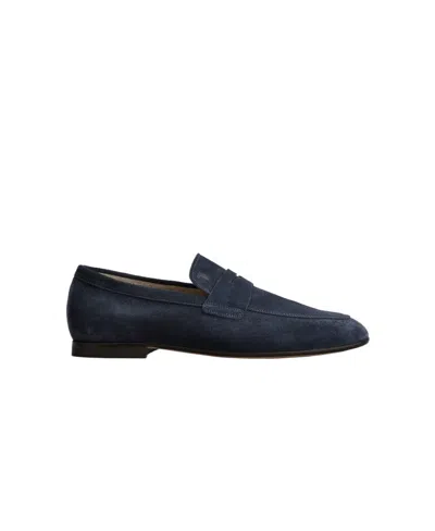 TOD'S TOD'S ALMOND TOE SLIP-ON LOAFERS