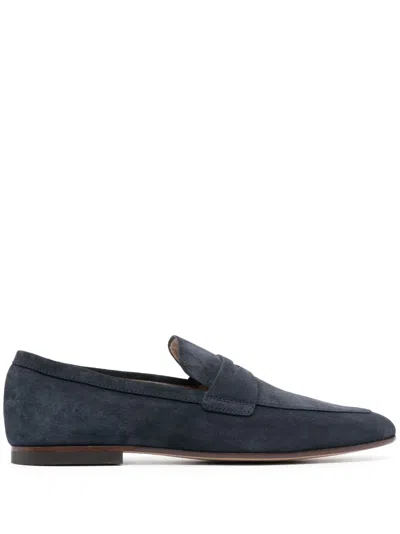 TOD'S SUEDE SLIP-ON LOAFERS