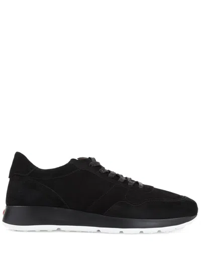 Tod's Suede Leather Sneakers In Black