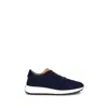 Tod's Suede Sneakers In Black