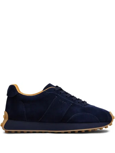 Tod's Suede Sneakers In Blue
