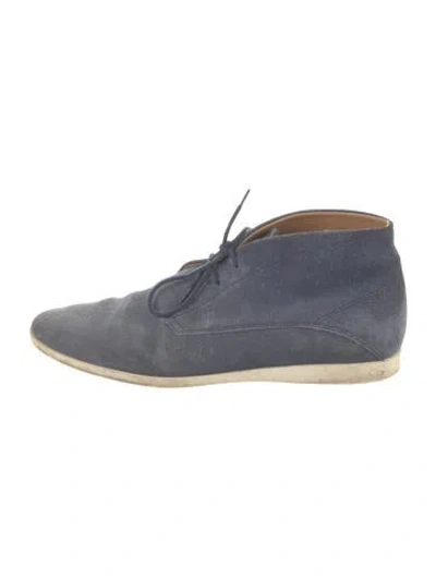 Pre-owned Tod's Suede Sneakers In Blue