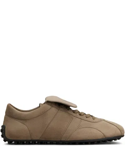 Tod's T-marathon Sneakers In Pashmy Suede In Brown