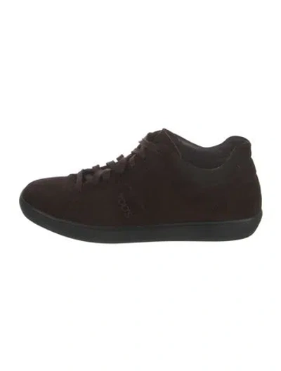 Pre-owned Tod's Suede Sneakers In Brown