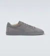 Tod's Modern Suede Sneakers In Grey