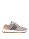 Tod's Suede Sneakers In Gris