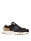 Tod's Sneakers Blue And Green In Black