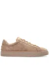 Tod's Tods Suede Sneakers In Neutral