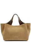 Tod's Tods Suede Top Handle Bag In Brown
