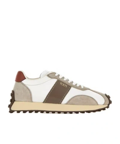 TOD'S TOD'S LOGO PRINTED LOW-TOP SNEAKERS