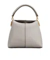 Tod's Super Small T Case Mailman Shoulder Bag In Gray