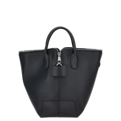 Tod's Tods Swing Medium Handbag In Black