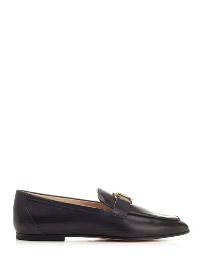 Tod's Pointed Toe Buckle Loafers In Multicolor