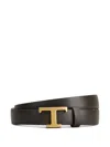 Tod's T-buckle Reversible Belt In Animal Print