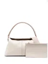 Tod's T Case Logo-plaque Shoulder Bag In Neutrals