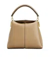 Tod's T Case Tote Messenger Bag In Leather Micro In Green