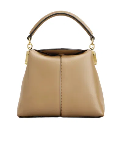 Tod's T Case Mini Leather Tote Bag In Green