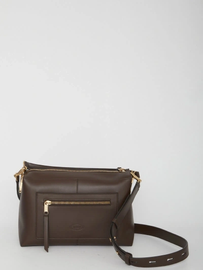 Tod's T Case Small Bag In Brown