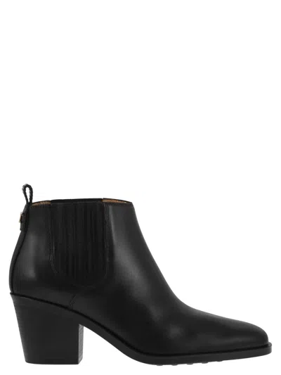 TOD'S T-LOGO ANKLE BOOTS TODS