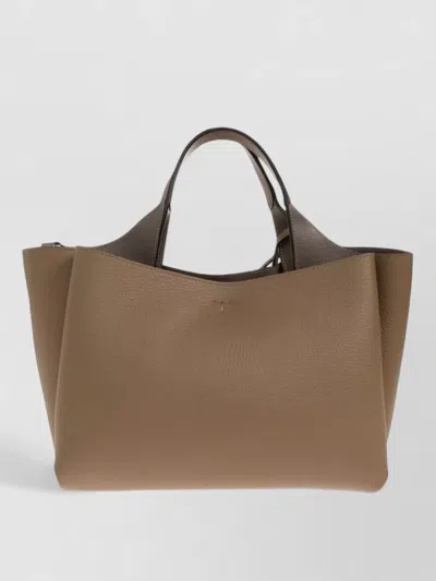 Tod's T Mini Leather Tote Bag Detachable Strap