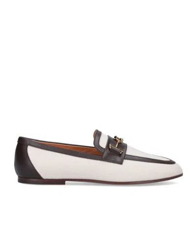 Tod's T-ring Love Shoes In Cream