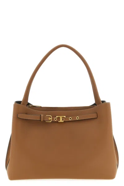 Tod's 't Signature' Handbag In Brown