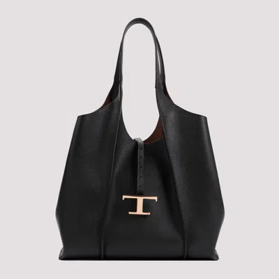 Tod's T Timeless Bag In Black