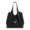 Tod's T Timeless Bag In Black
