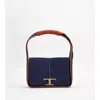 Tod's T Timeless Bag In Suede Mini In Multi