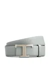 Tod's T Timeless Belt In Gray