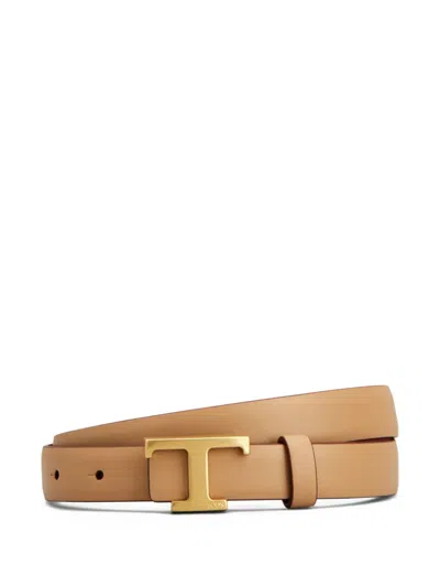 Tod's T Timeless Belt In Brown