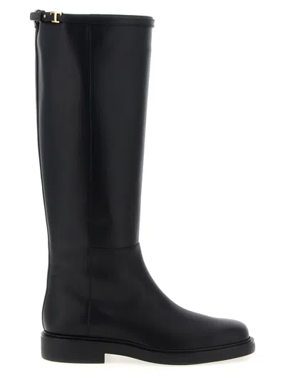 Tod's High Leg Boots T. 020 In Black