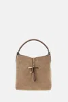 Tod's T Timeless Bucket Bag In Brown