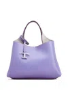 Tod's T Timeless-charm Tote Bag In パープル