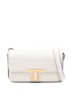 Tod's Micro Flap Leather Crossbody Bag In Neutrals