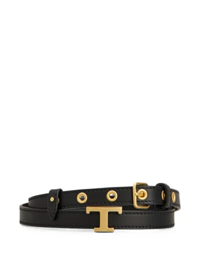Tod's T Timeless Eyelet-embellished Belt In Multi