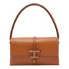 Tod's T-timeless Flap Bag In Brown
