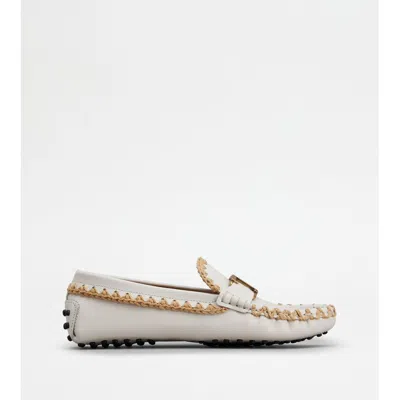 Tod's T Timeless Gommino Driving Shoes In Leather