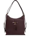 Tod's T Timeless Grained Leather Shoulder Bag