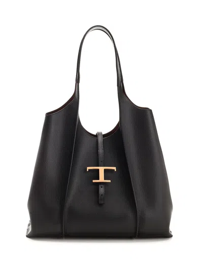 Tod's T Timeless Handbags Black
