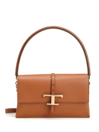 Tod's T Timeless Handbags Brown
