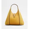Tod's T Timeless Hobo Bag In Smooth Leather And Suede Medium