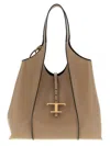 Tod's T-timeless Large Tote Bag In Sand